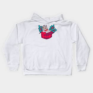 Christmas cat Kids Hoodie